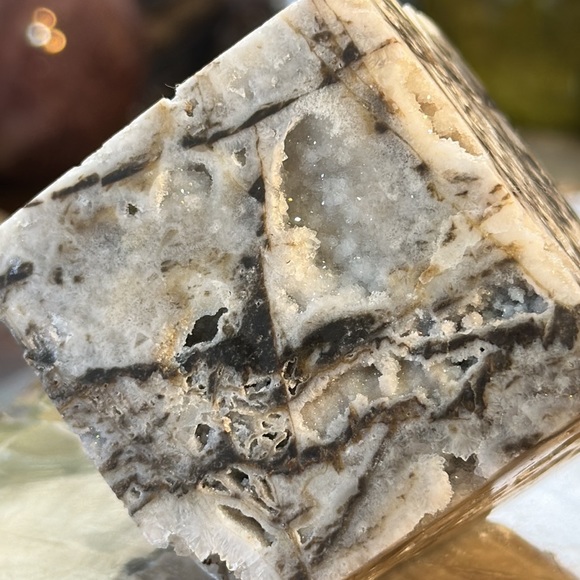 🎄SALE🎄Sphalerite Crystal Cube With Druzy! - Picture 3 of 11